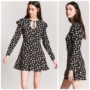 NWOT Floral Print Skater Dress